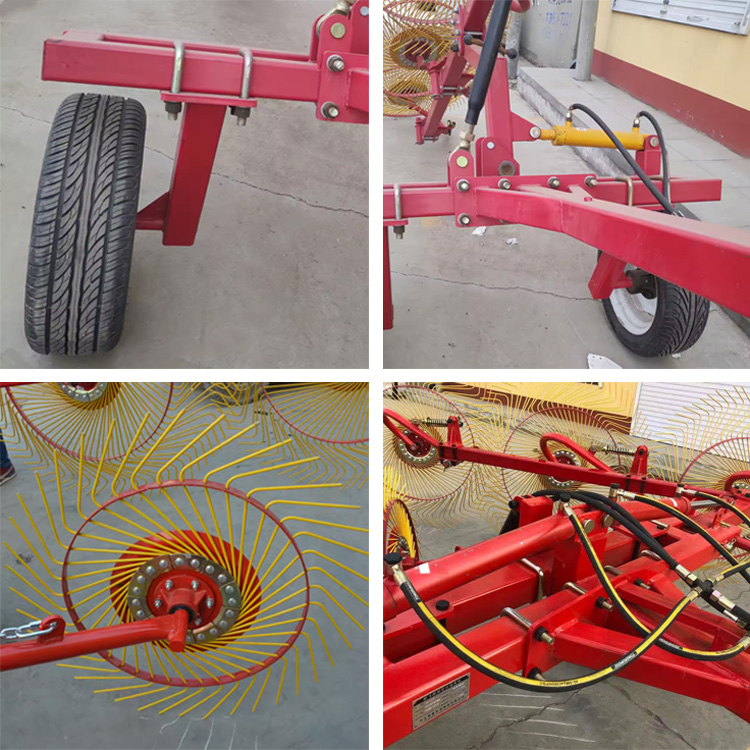 Tractor Mounted Finger Wheel Hay Rake